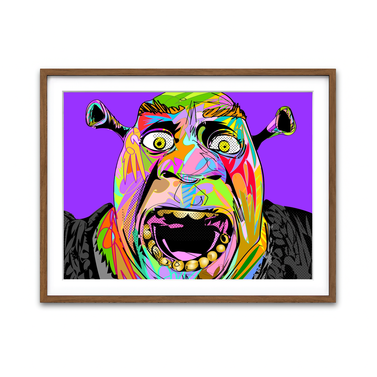 Framed Print 4x3 Walnut