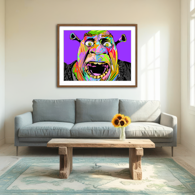 AUTO-MOCKUP ROOM | Shrek Wall Art