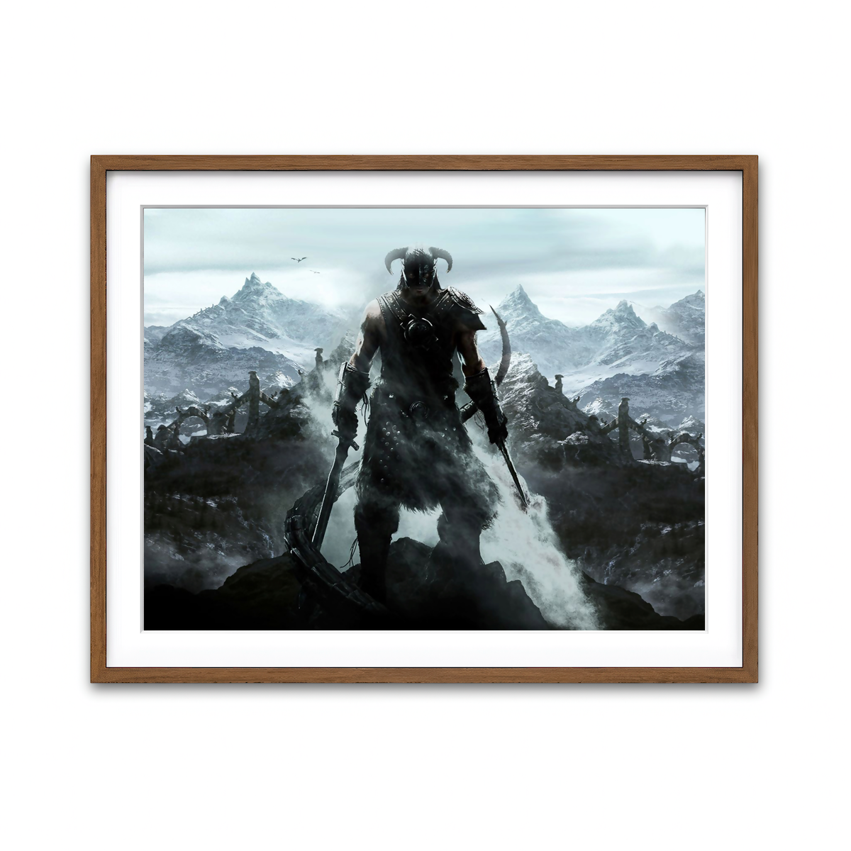 Framed Print 4x3 Walnut