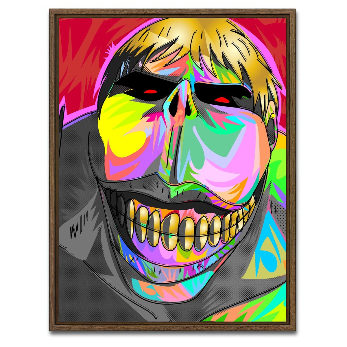 AUTO-MOCKUP WHITE | SMALL TITAN | 1 Piece | Walnut Framed Canvas | group=3x4