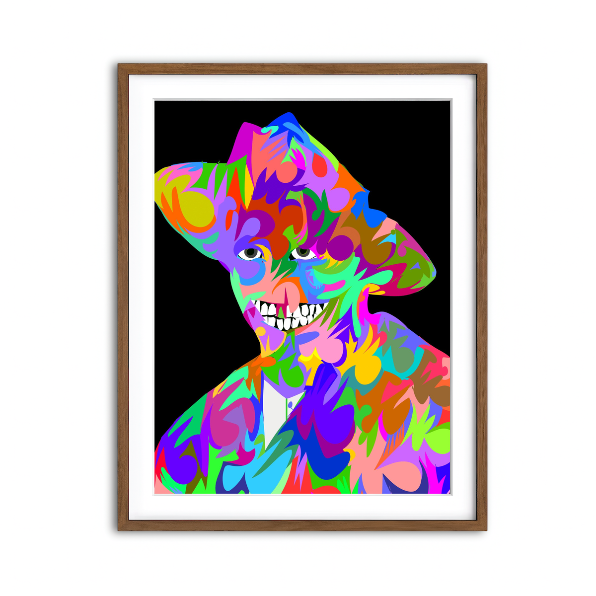 Framed Print 3x4 Walnut