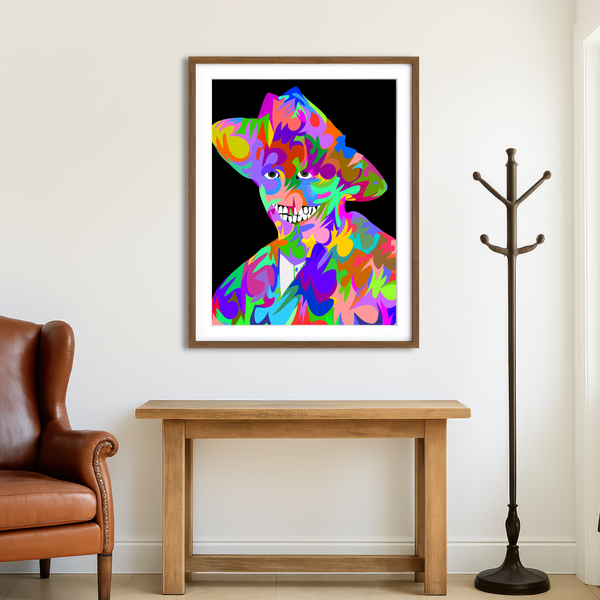 AUTO-MOCKUP ROOM | Smile Teeth Wall Art