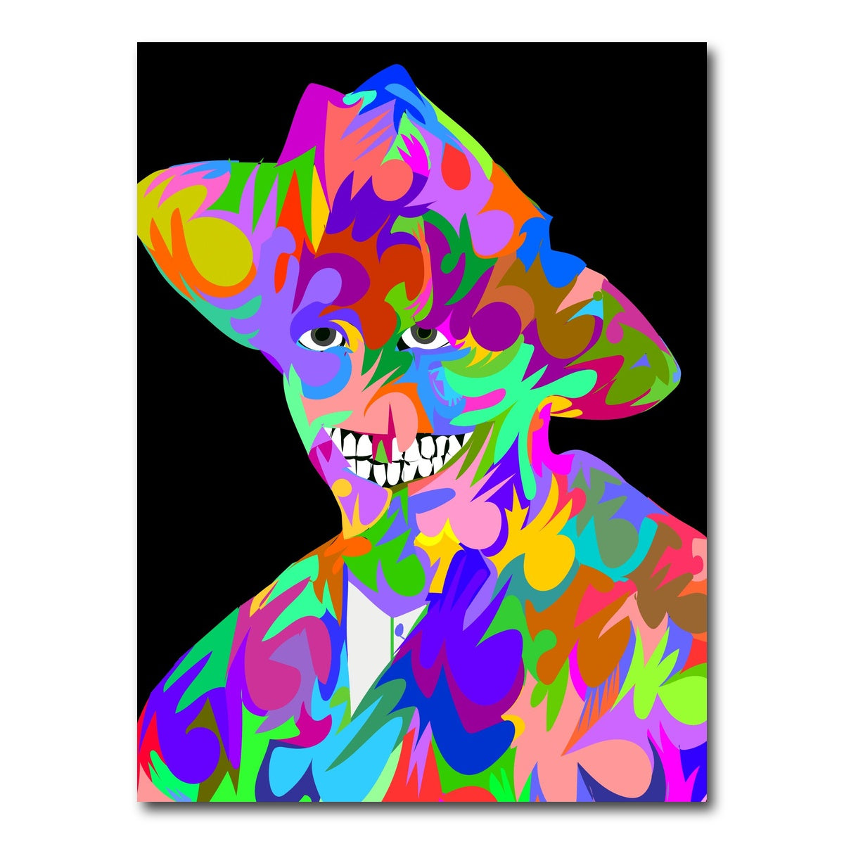 AUTO-MOCKUP WHITE | SMILE Teeth | 1 Piece | Gallery Wrap Canvas | group=3x4