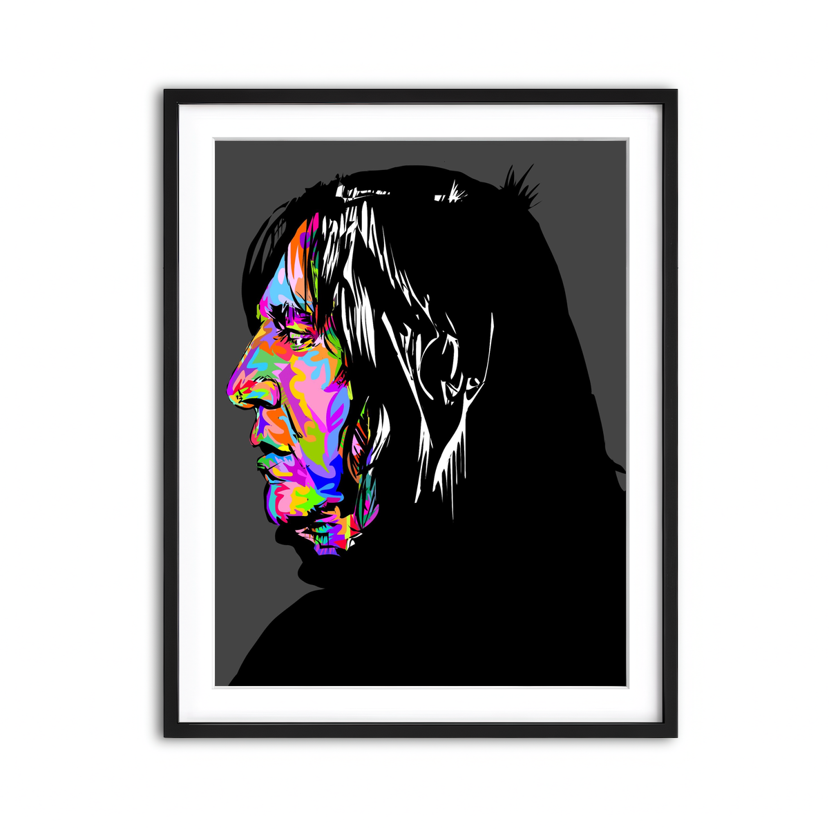 Framed Print 3x4 Black