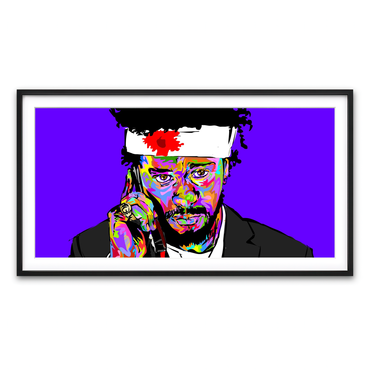 Framed Print 2x1 Black