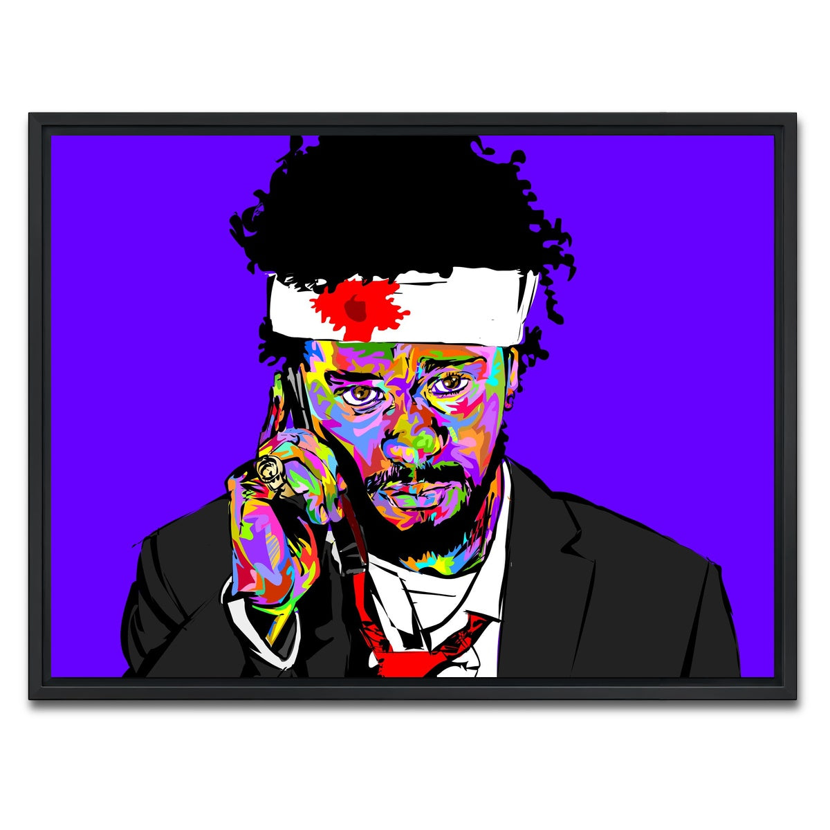 AUTO-MOCKUP WHITE | SORRY TO BOTHER YOU | 1 Piece | Black Framed Canvas | group=4x3