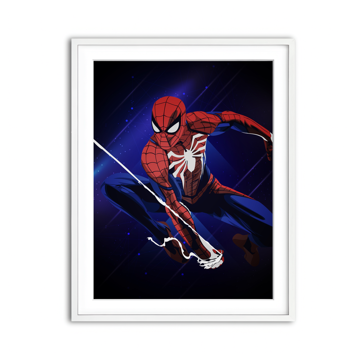 Framed Print 3x4 White