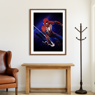 AUTO-MOCKUP ROOM | Spiderman Wall Art