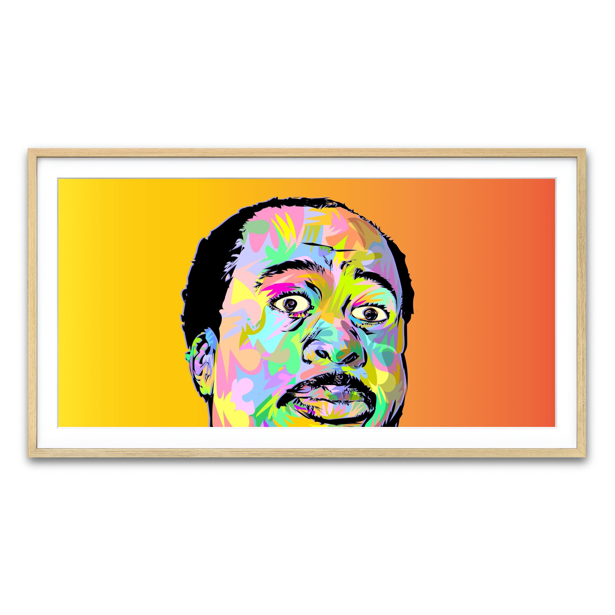 Framed Print 2x1 Natural