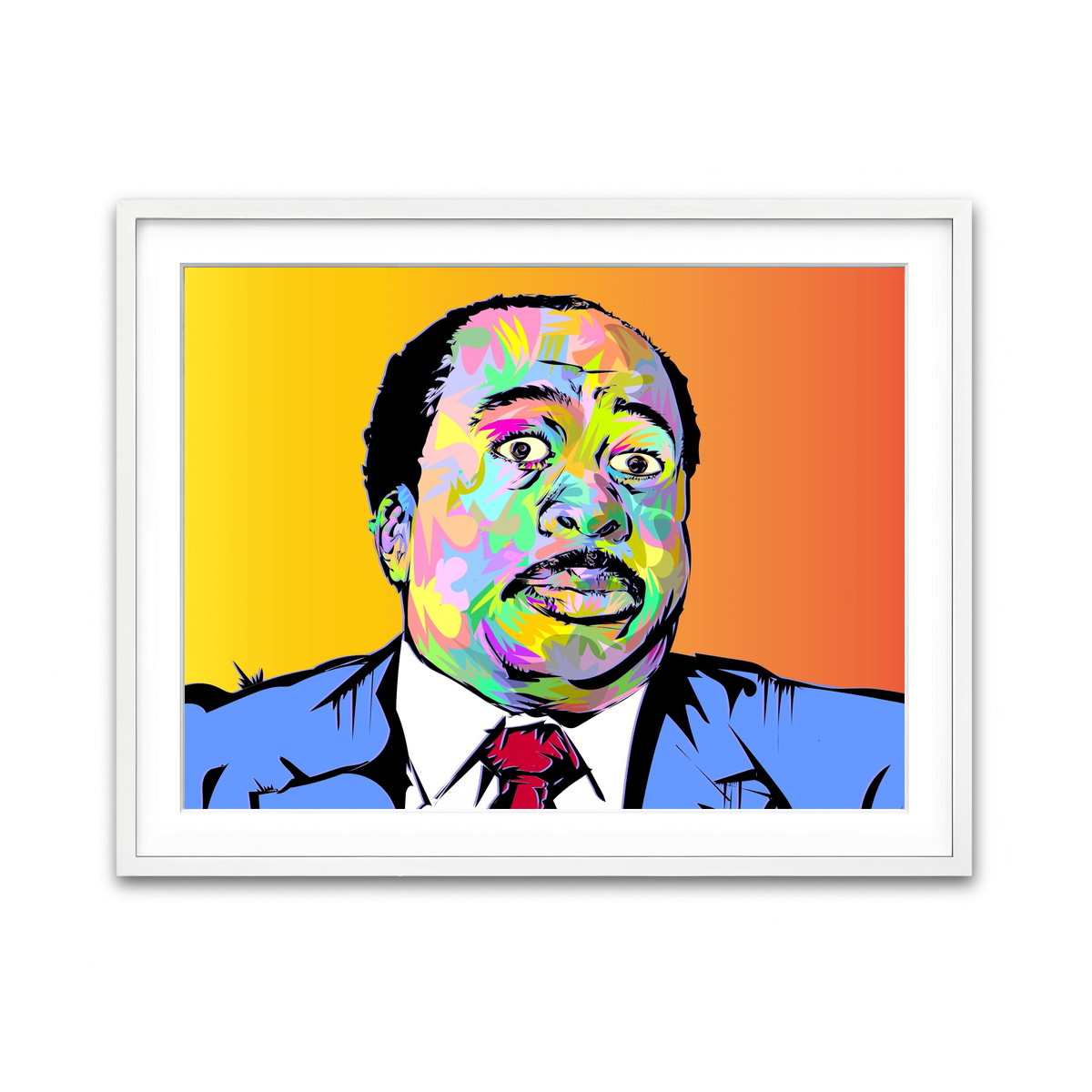 Framed Print 4x3 White