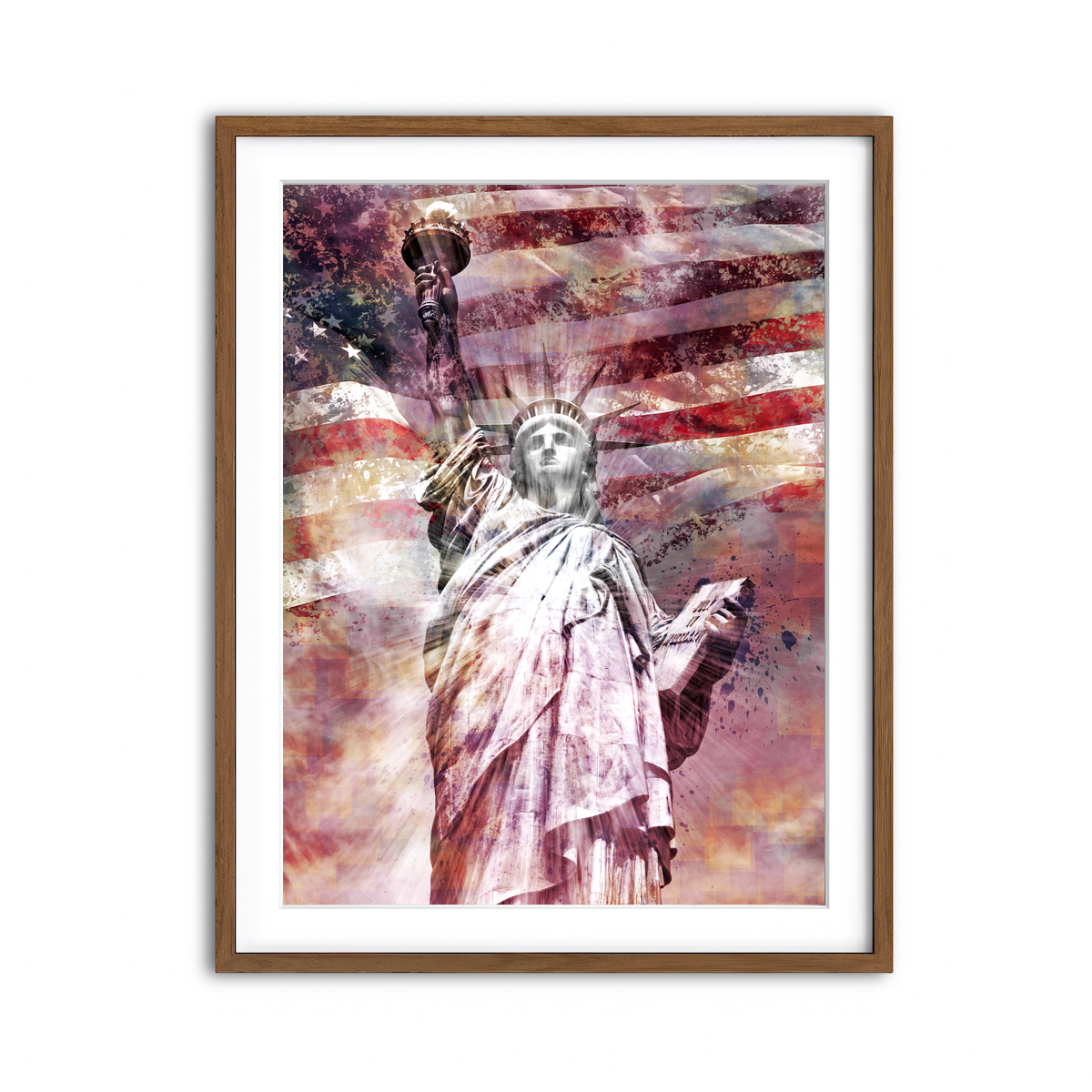 Framed Print 3x4 Walnut