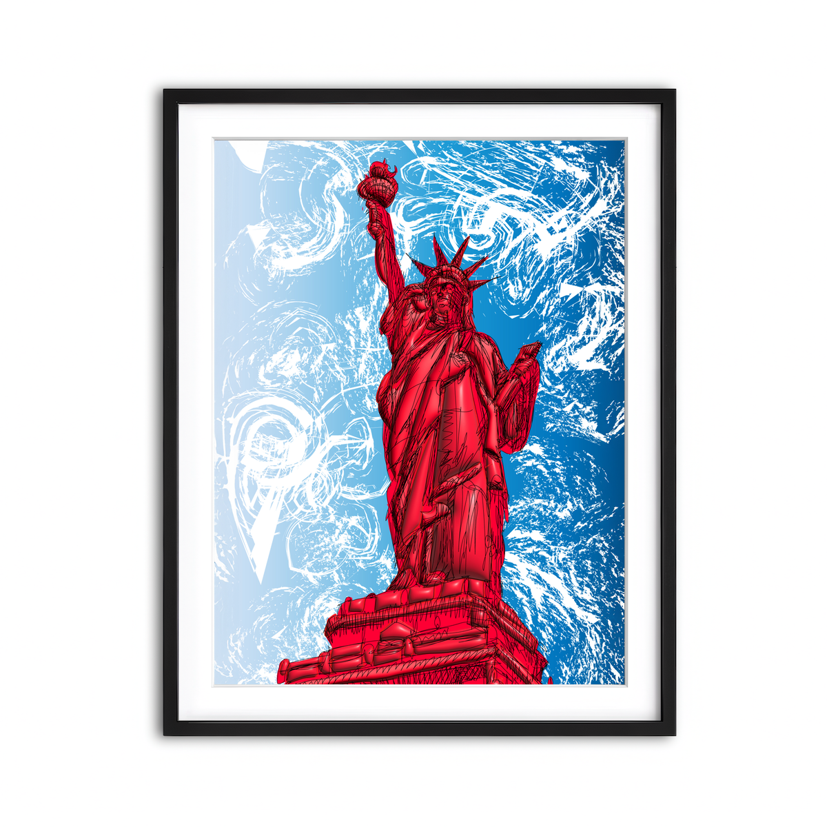 Framed Print 3x4 Black