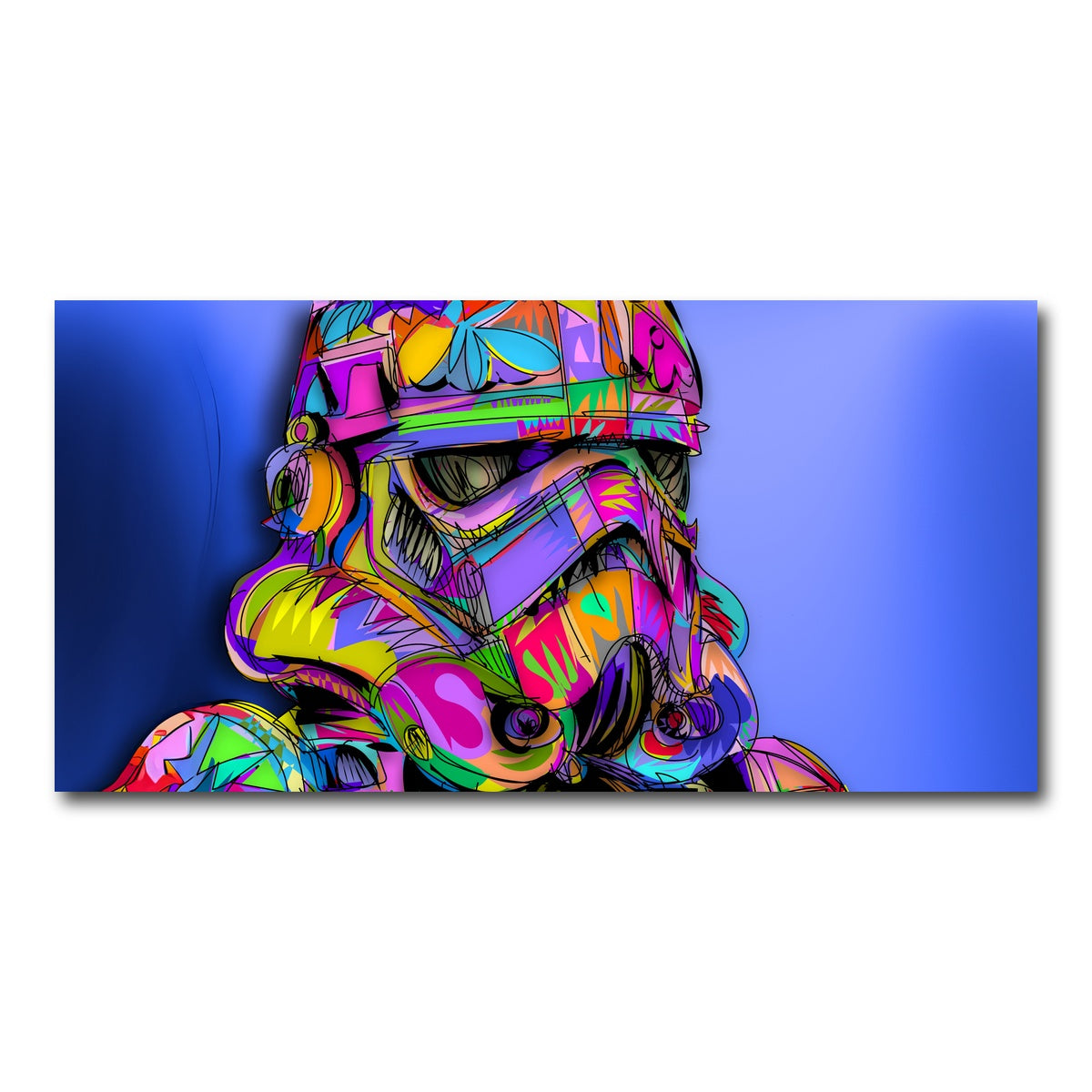 AUTO-MOCKUP WHITE | STORMTROOPER Color | 1 Piece | Gallery Wrap Canvas | group=2x1