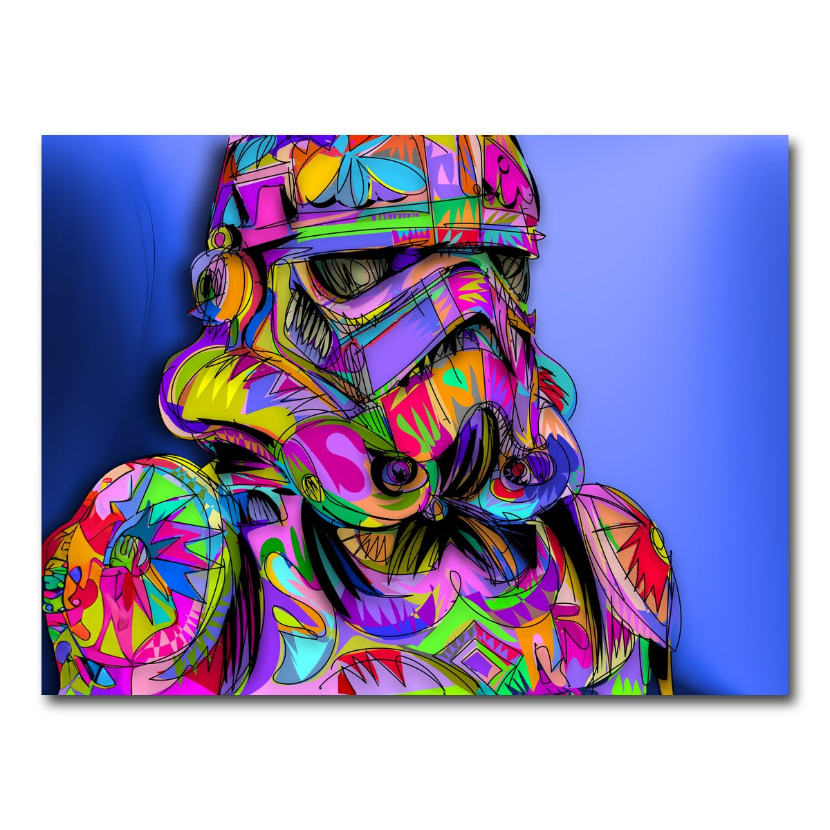 AUTO-MOCKUP WHITE | STORMTROOPER Color | 1 Piece | Gallery Wrap Canvas | group=4x3