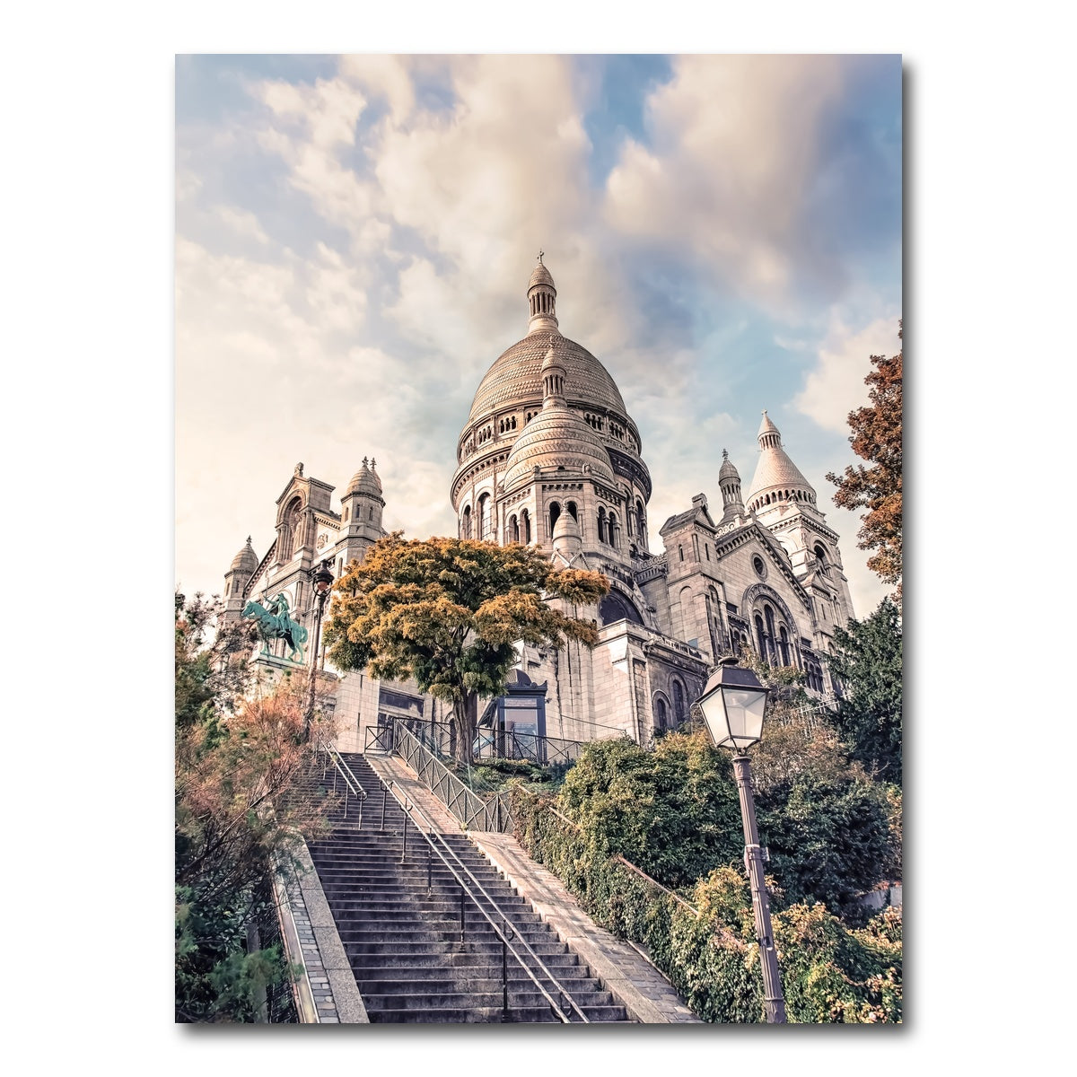 AUTO-MOCKUP WHITE | Sacre Coeur Basilica | 1 Piece | Gallery Wrap Canvas | group=3x4