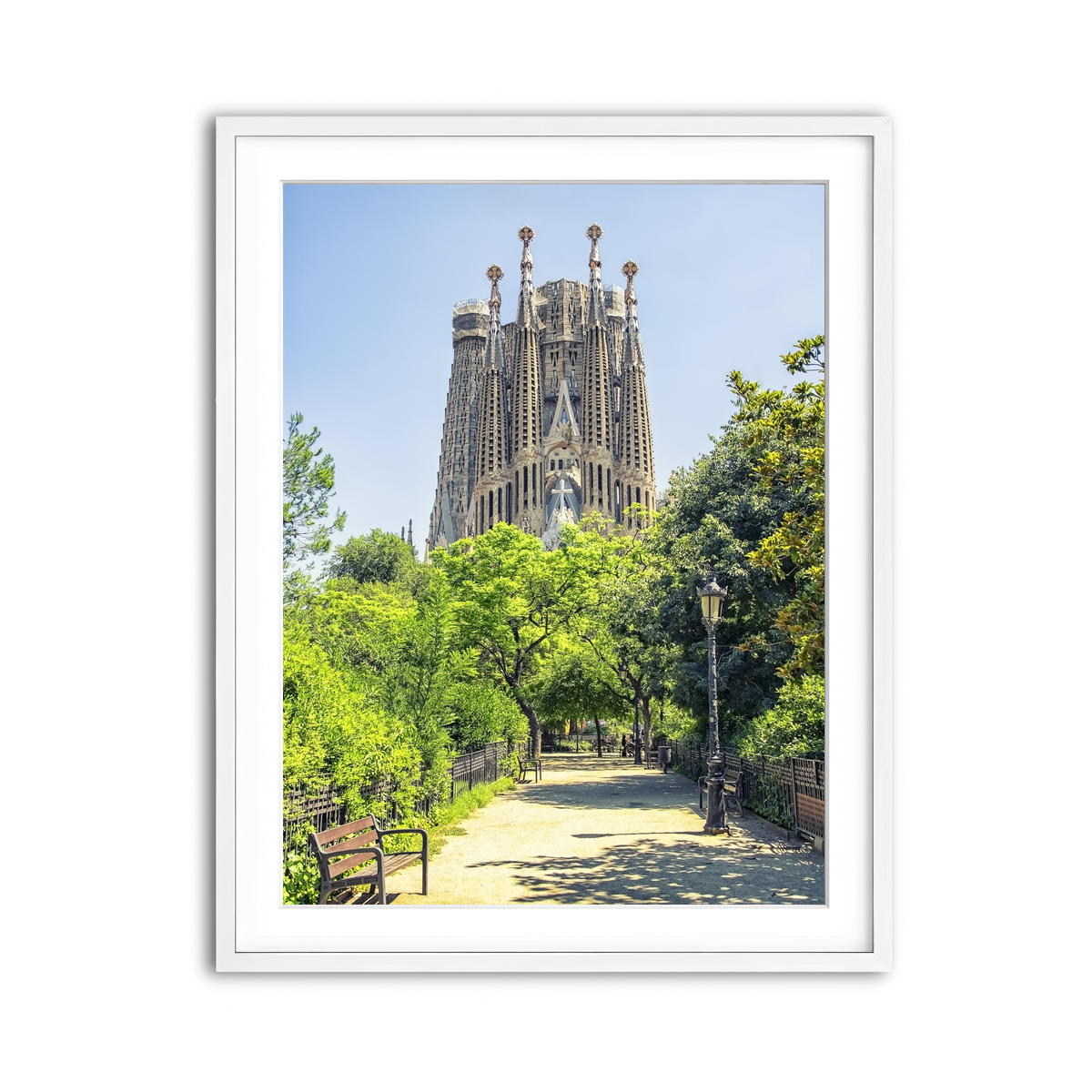 Framed Print 3x4 White