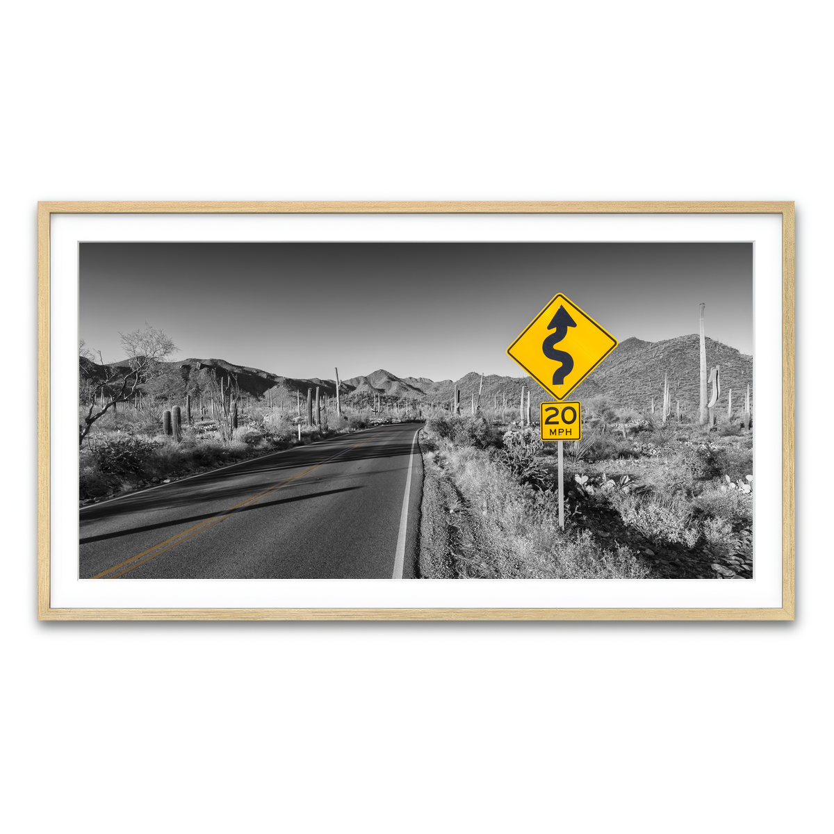 Framed Print 2x1 Natural