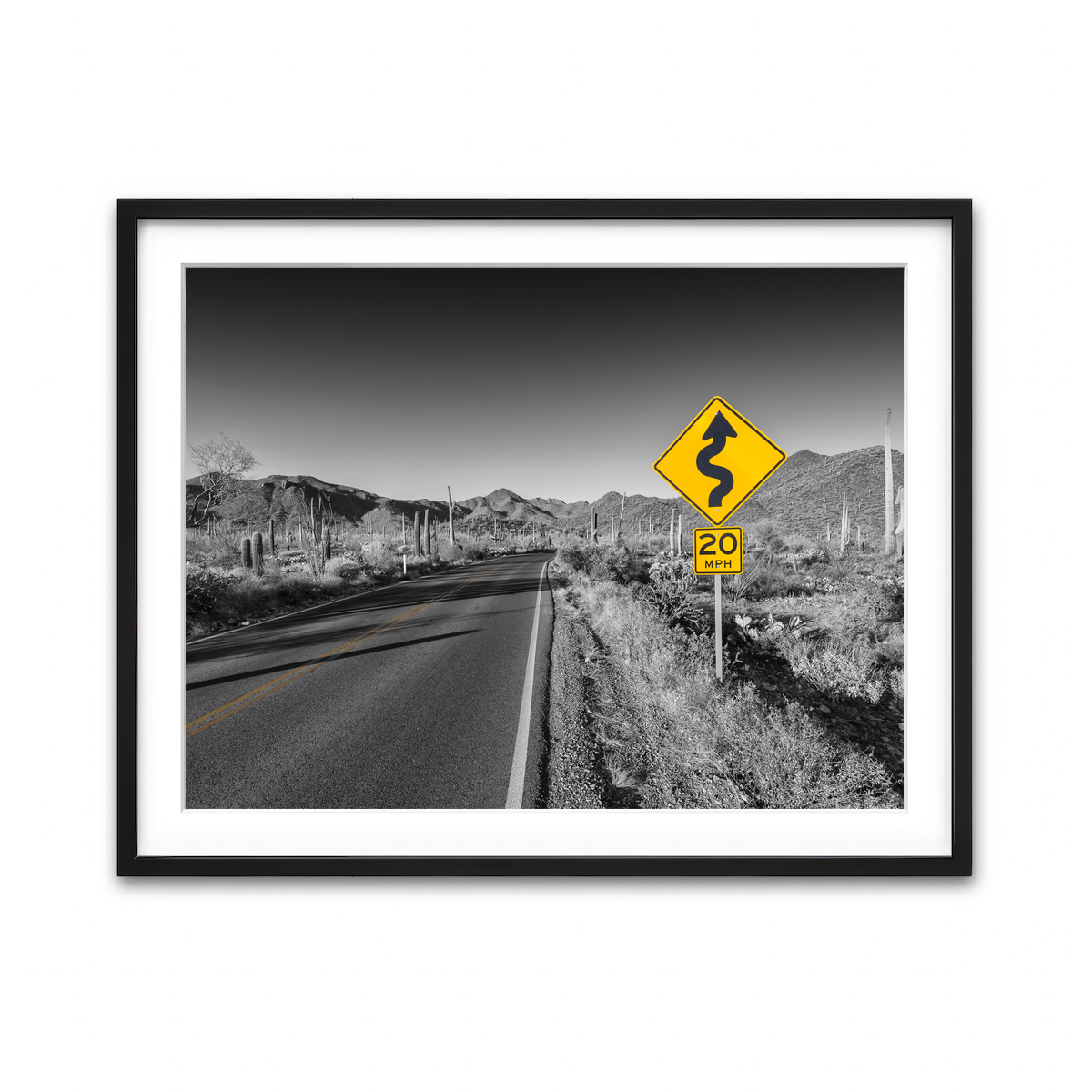 Framed Print 4x3 Black