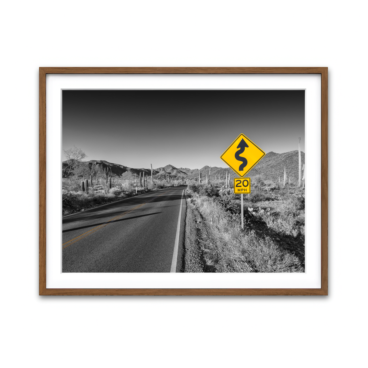 Framed Print 4x3 Walnut