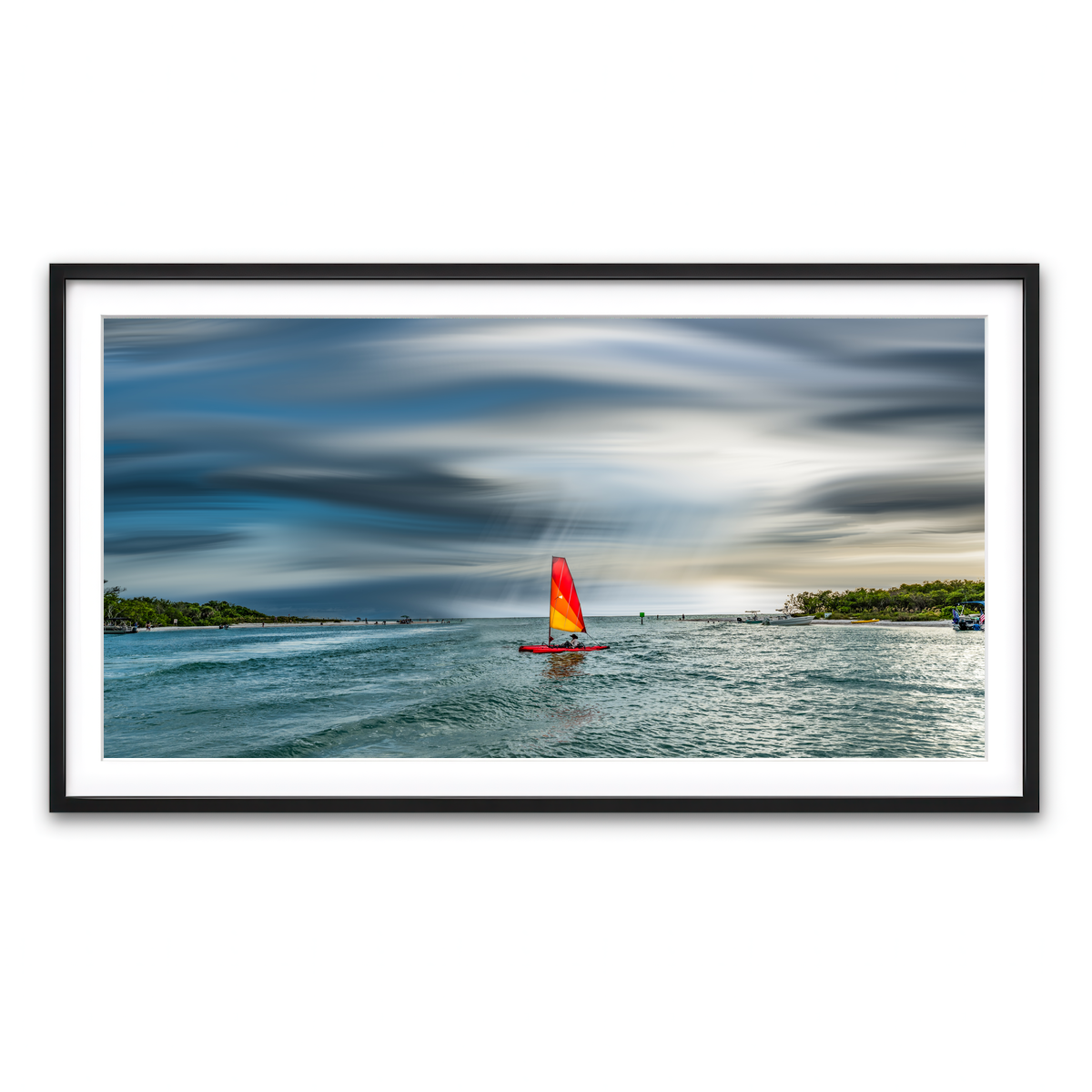 Framed Print 2x1 Black