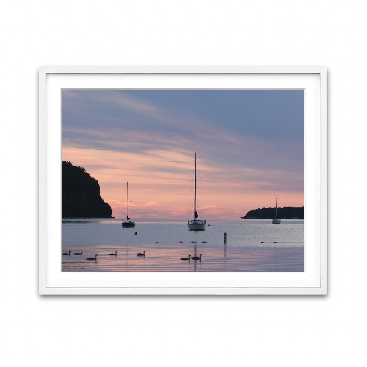 Framed Print 4x3 White