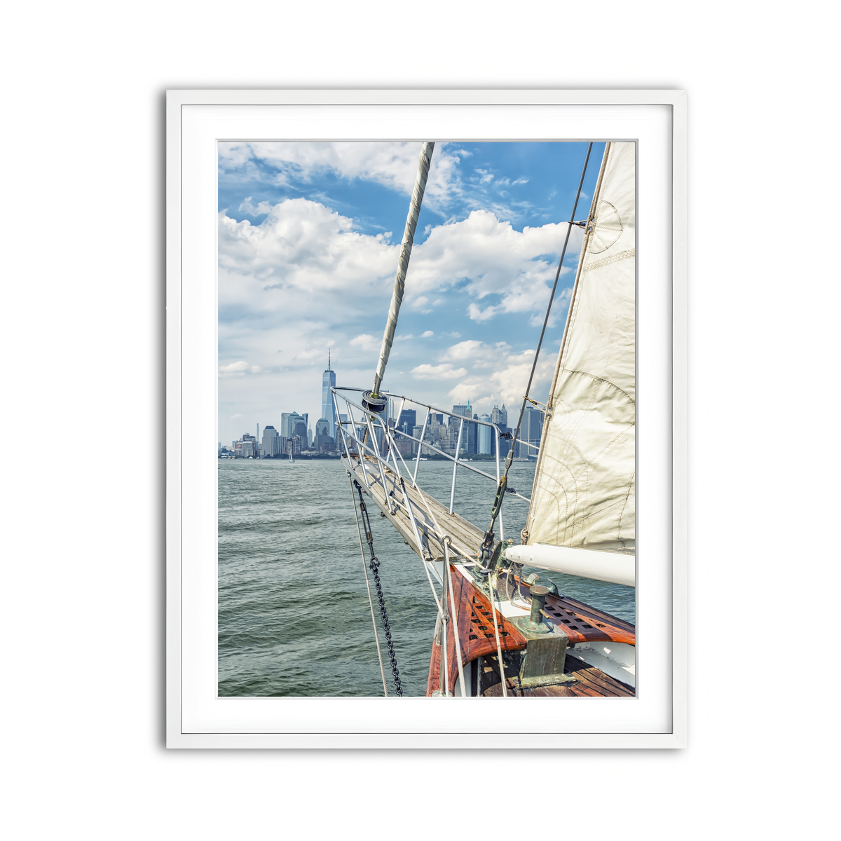 Framed Print 3x4 White