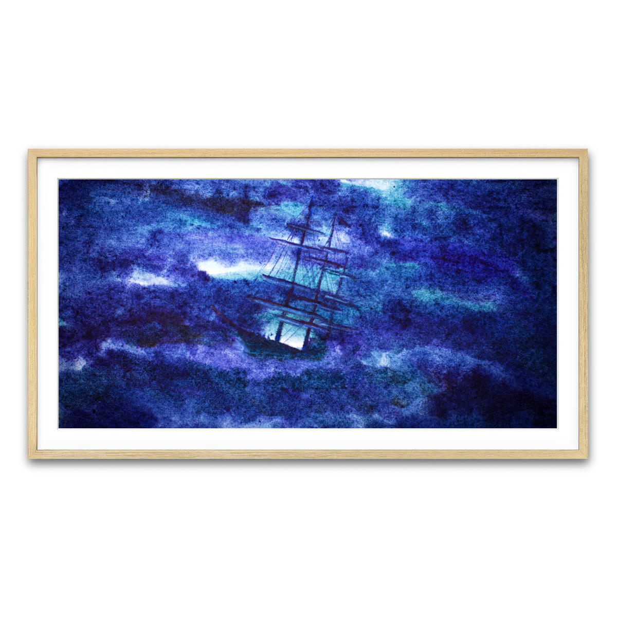 Framed Print 2x1 Natural