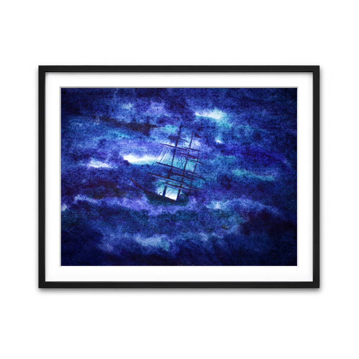 Framed Print 4x3 Black