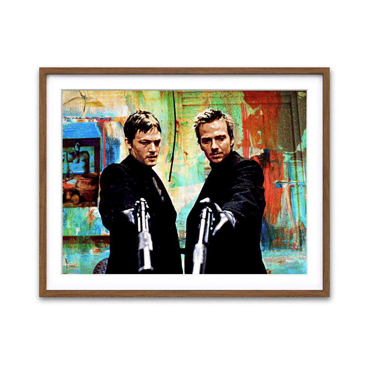 Framed Print 4x3 Walnut