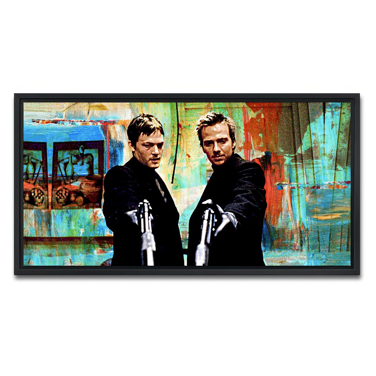 AUTO-MOCKUP WHITE | Saints Prayer | 1 Piece | Black Framed Canvas | group=2x1