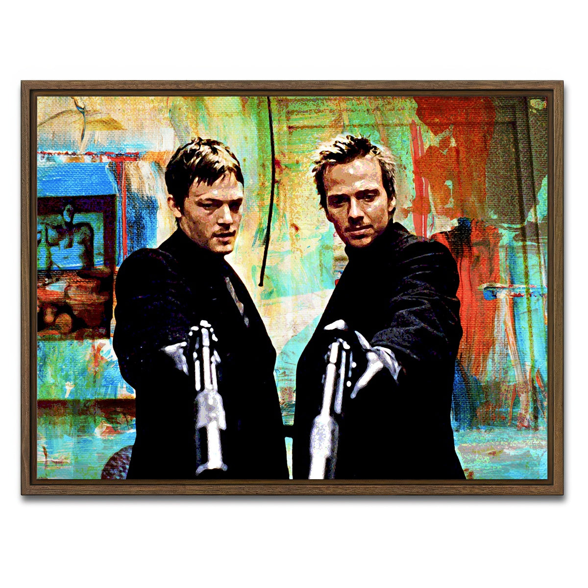 AUTO-MOCKUP WHITE | Saints Prayer | 1 Piece | Walnut Framed Canvas | group=4x3