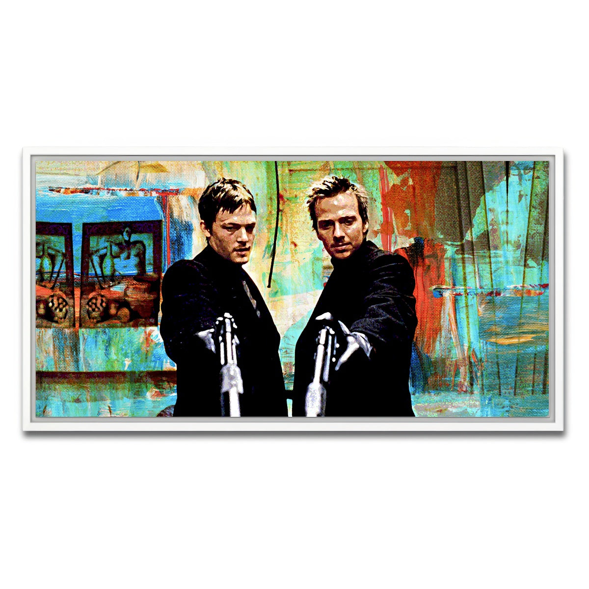 AUTO-MOCKUP WHITE | Saints Prayer | 1 Piece | White Framed Canvas | group=2x1