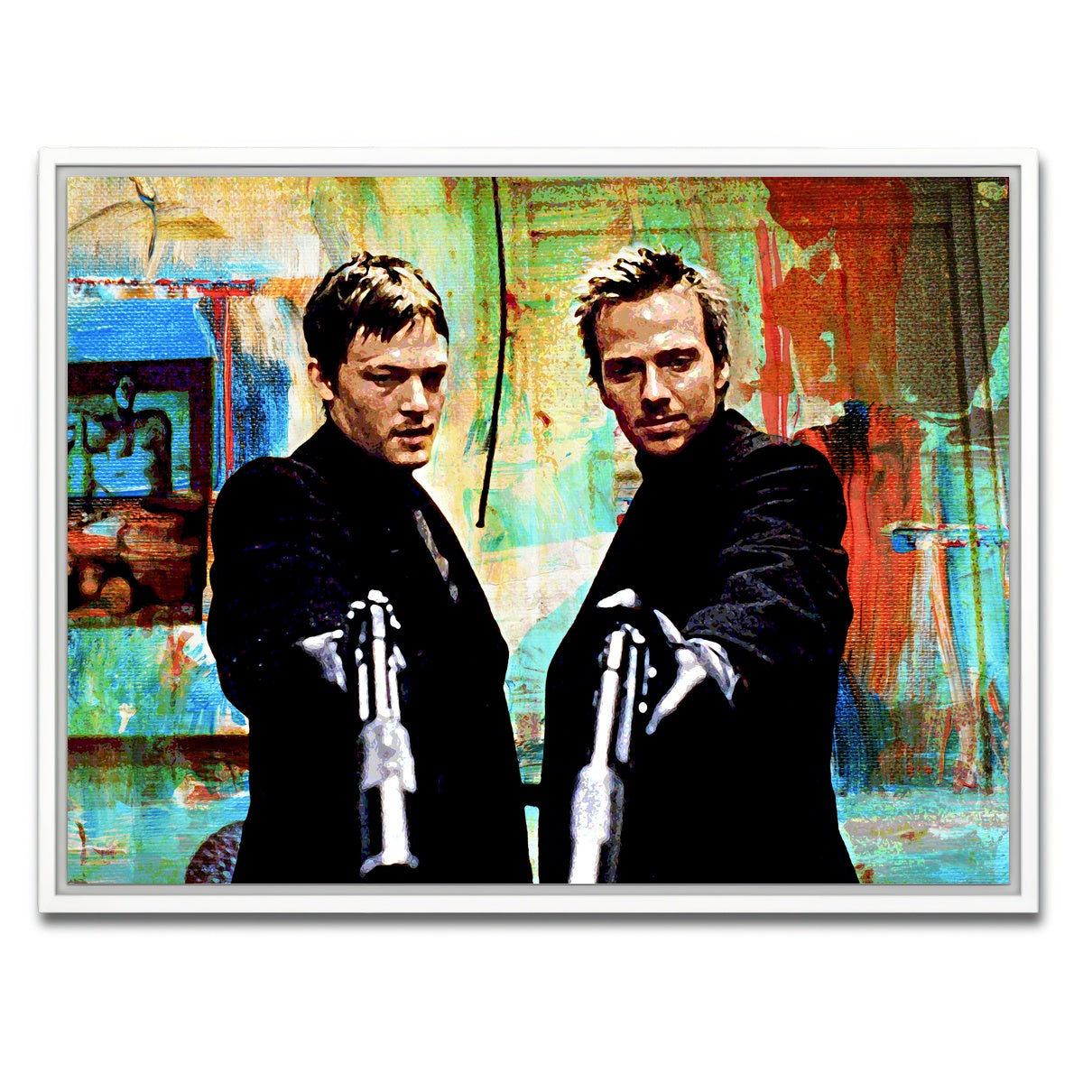 AUTO-MOCKUP WHITE | Saints Prayer | 1 Piece | White Framed Canvas | group=4x3