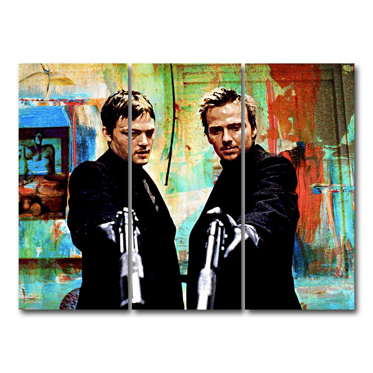 AUTO-MOCKUP WHITE | Saints Prayer | 3 Piece | Gallery Wrap Canvas | group=8x18