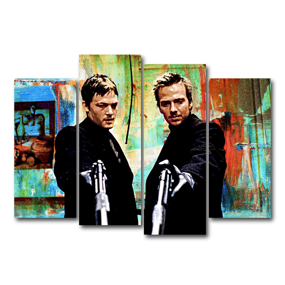 AUTO-MOCKUP WHITE | Saints Prayer | 4 Piece | Gallery Wrap Canvas | group=4_normal