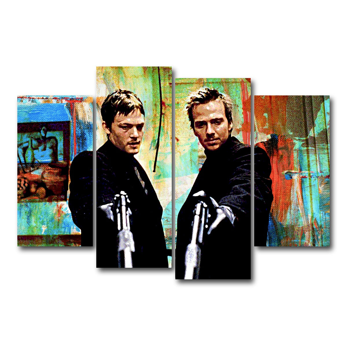 AUTO-MOCKUP WHITE | Saints Prayer | 4 Piece | Gallery Wrap Canvas | group=4_short