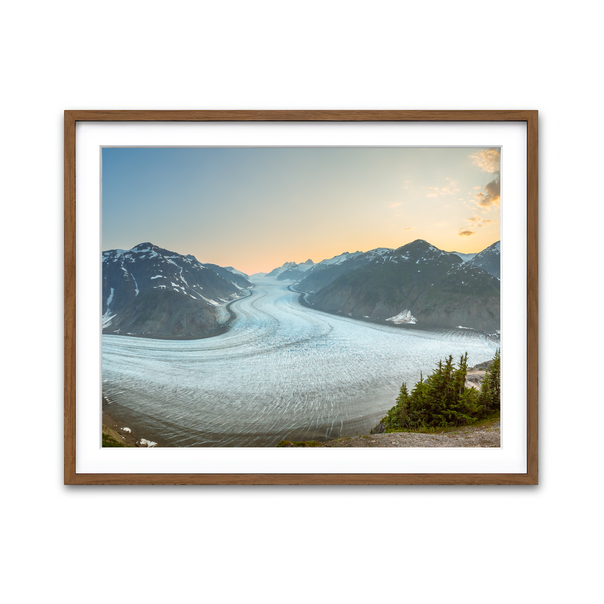 Framed Print 4x3 Walnut