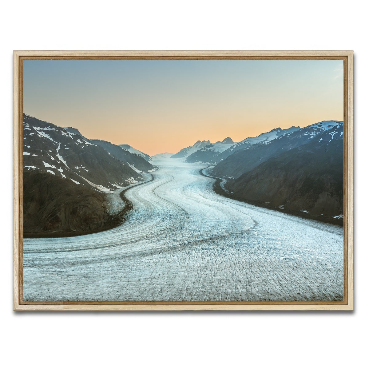 AUTO-MOCKUP WHITE | Salmon Glacier 2 | 1 Piece | Natural Framed Canvas | group=4x3