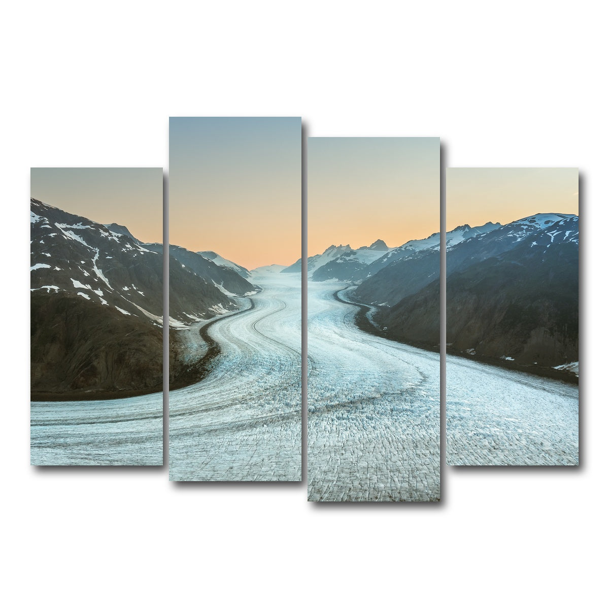 AUTO-MOCKUP WHITE | Salmon Glacier 2 | 4 Piece | Gallery Wrap Canvas | group=4_normal