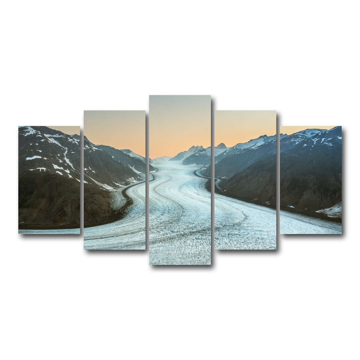 AUTO-MOCKUP WHITE | Salmon Glacier 2 | 5 Piece | Gallery Wrap Canvas | group=5_normal