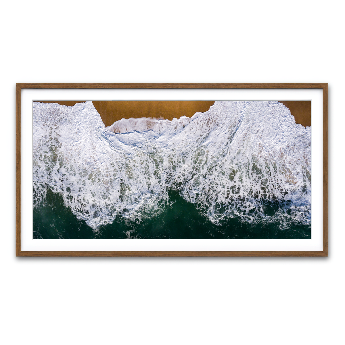 Framed Print 2x1 Walnut