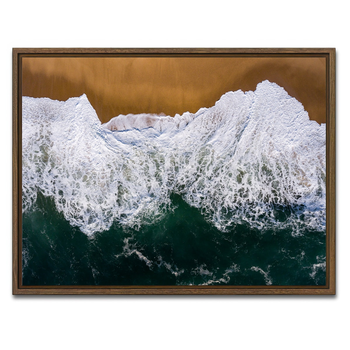 AUTO-MOCKUP WHITE | Salt And Sand | 1 Piece | Walnut Framed Canvas | group=4x3