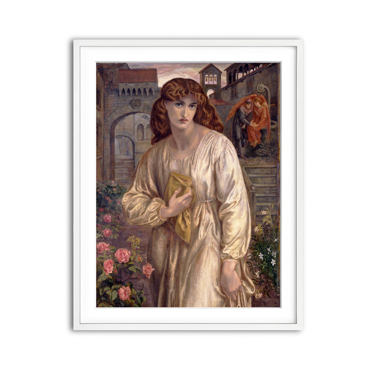 Framed Print 3x4 White