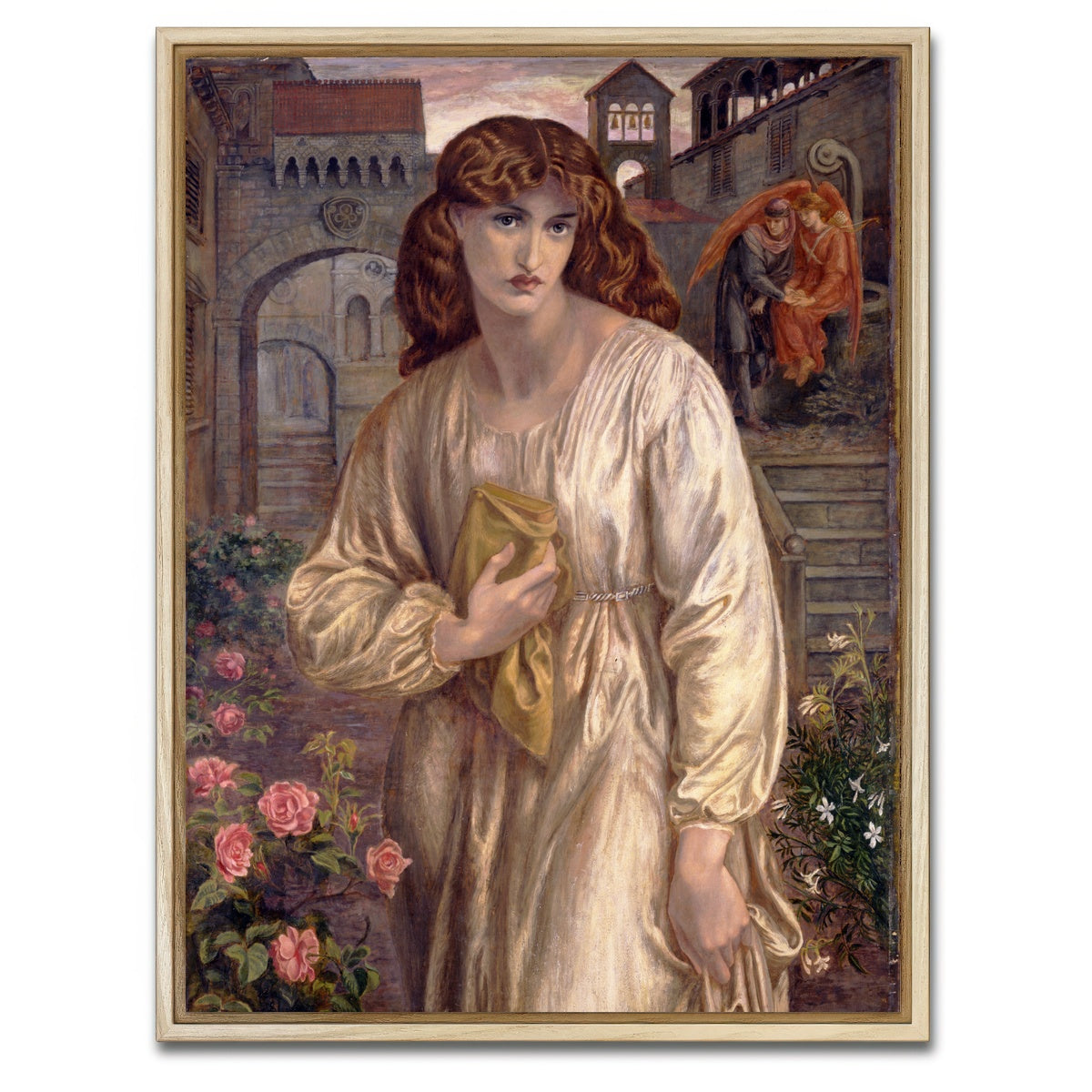 AUTO-MOCKUP WHITE | Salutation of Beatrice | 1 Piece | Natural Framed Canvas | group=3x4