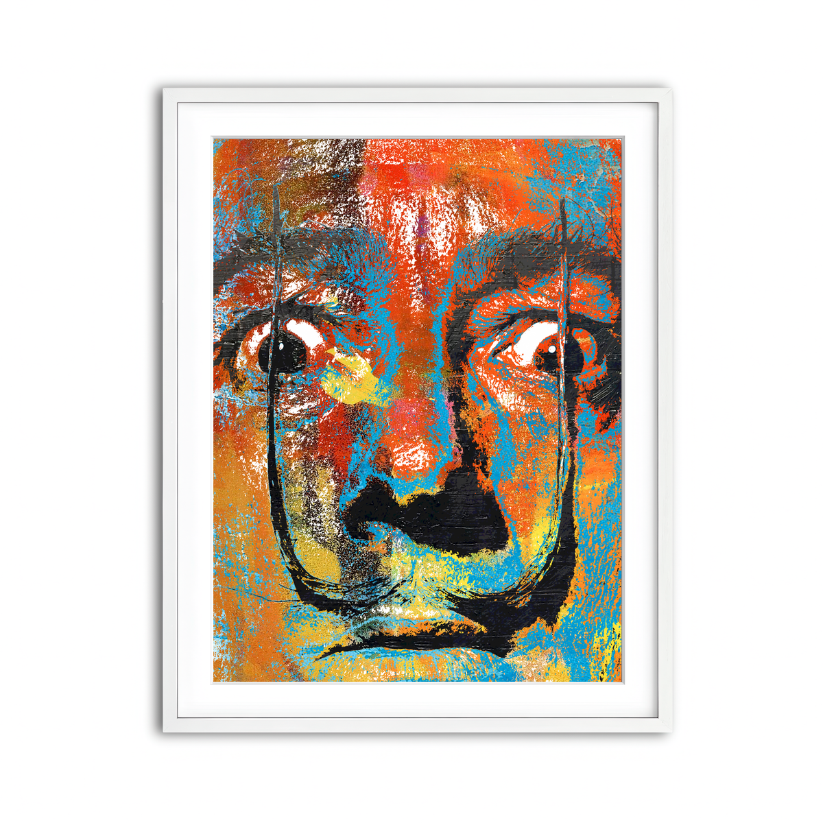 Framed Print 3x4 White