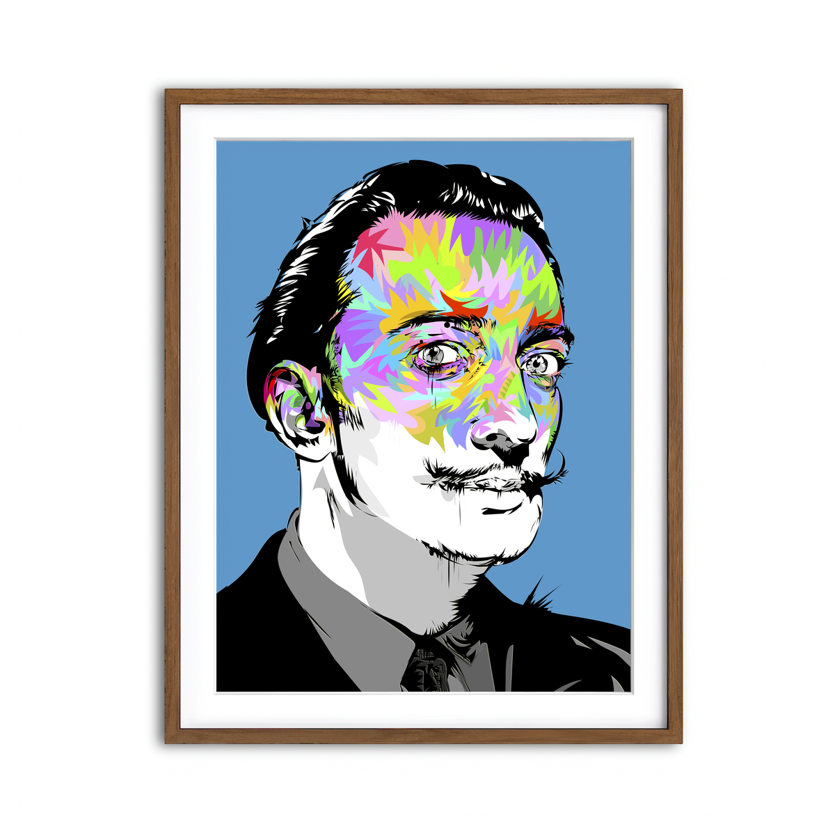 Framed Print 3x4 Walnut