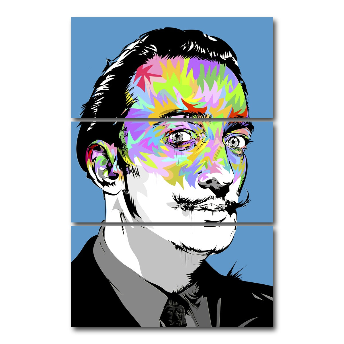 AUTO-MOCKUP WHITE | Salvador | 3 Piece | Gallery Wrap Canvas | group=12x24_stacked