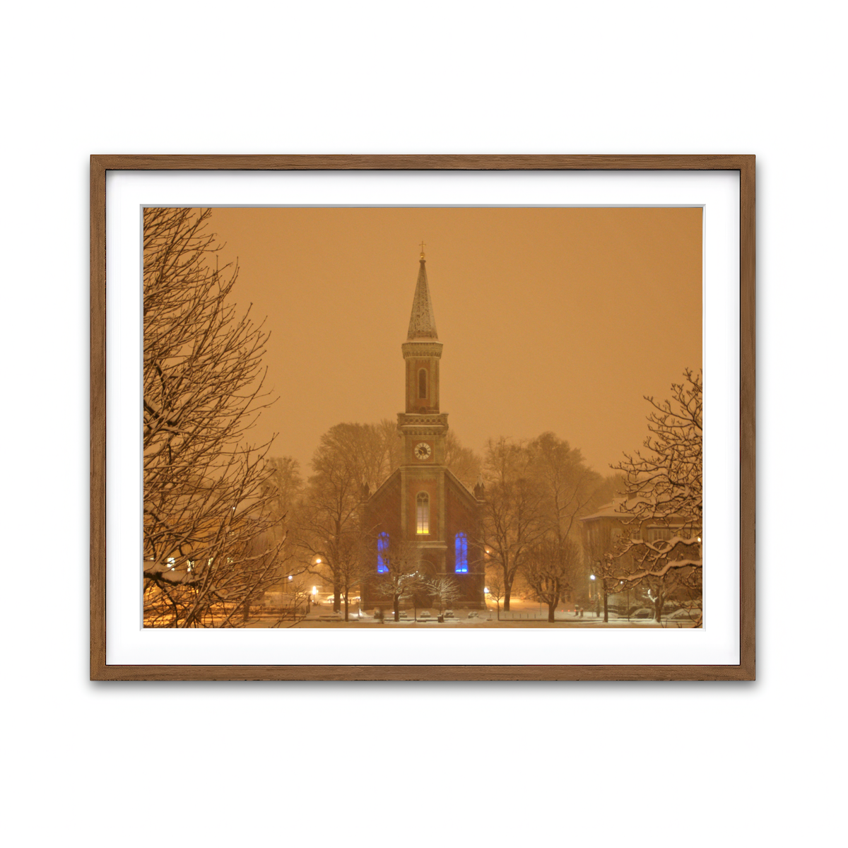 Framed Print 4x3 Walnut