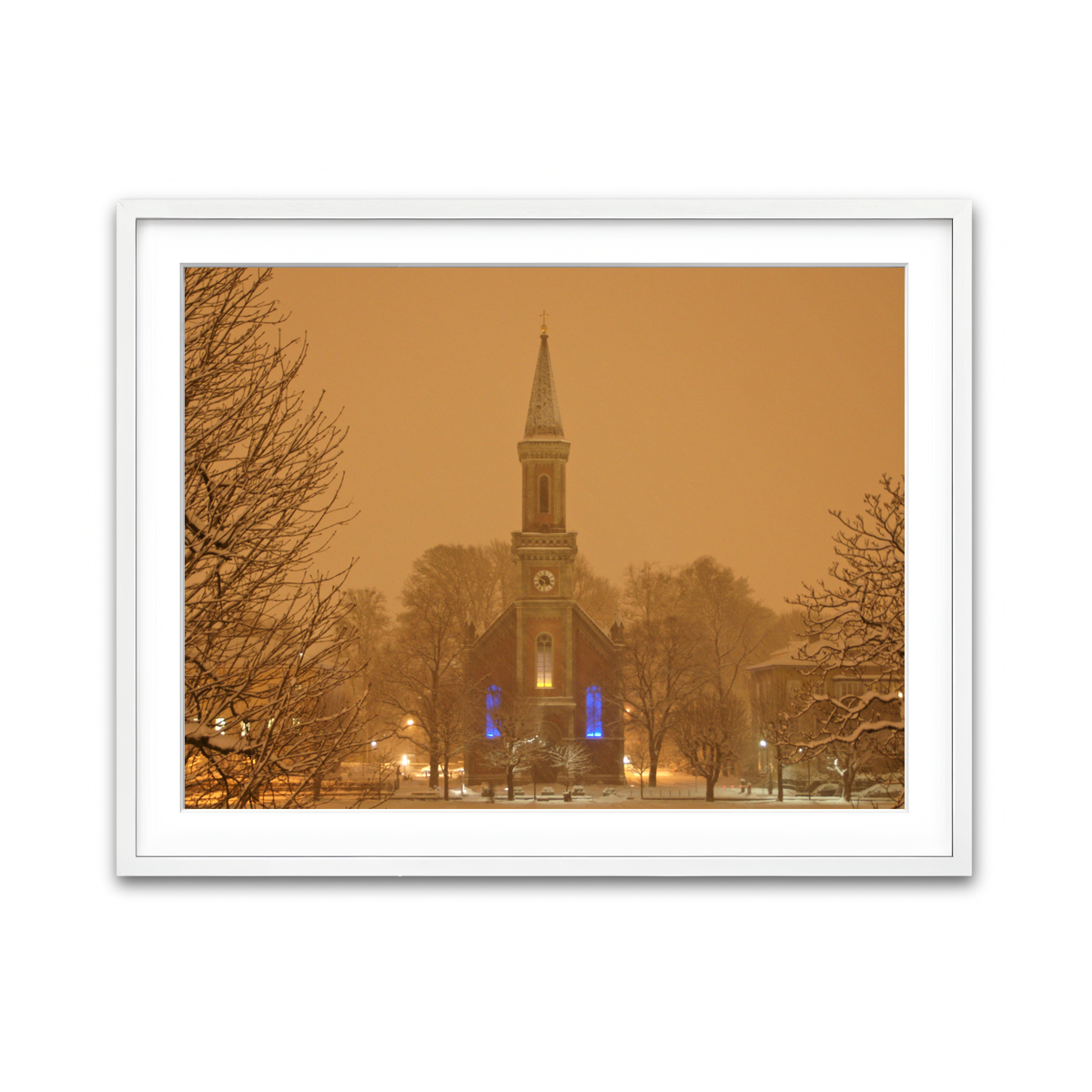 Framed Print 4x3 White