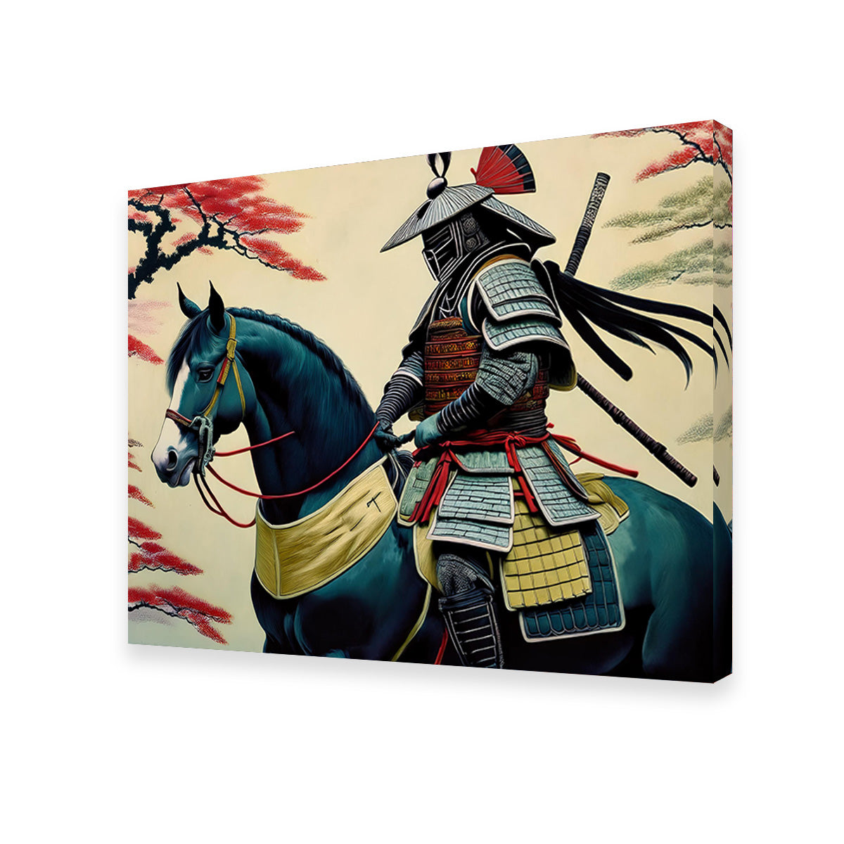 Samurai Art Horse Wall Art